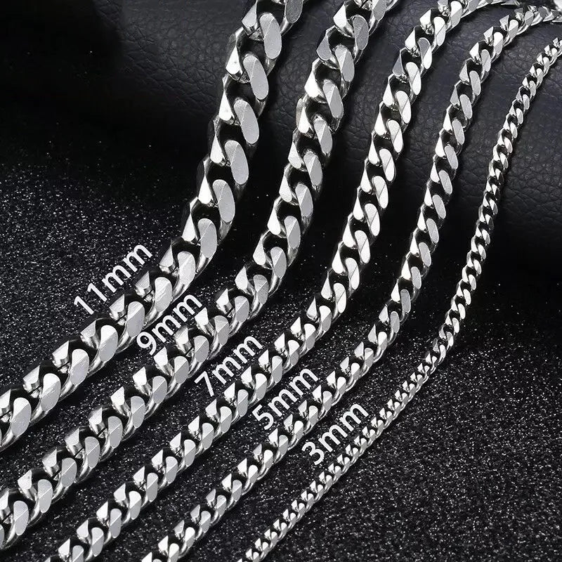 Stainless Hex Necklace